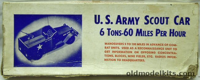 Mod-Ac 1/24 US Army 6 Ton Scout Car, 844 plastic model kit